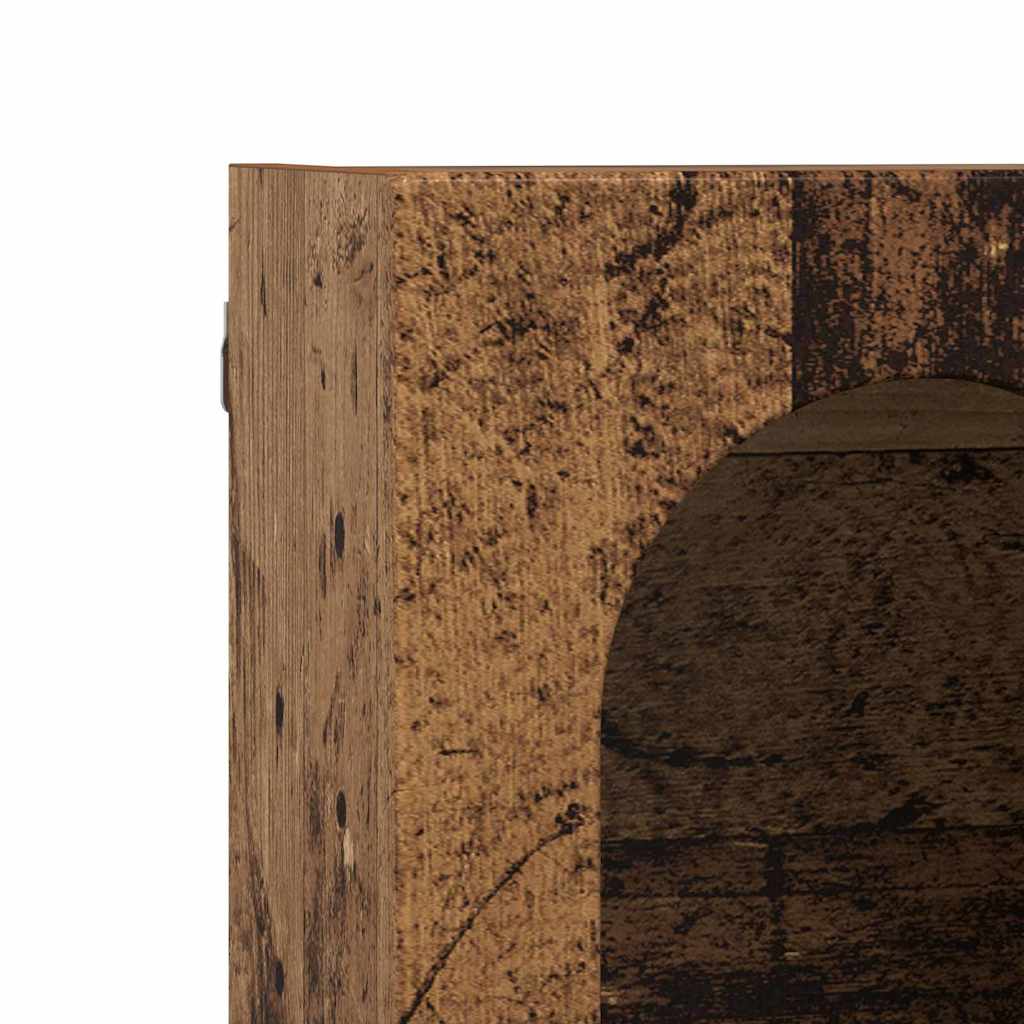 Armadio pensile con lo scaffale Legno vecchio 59 x 20 x 100 cm