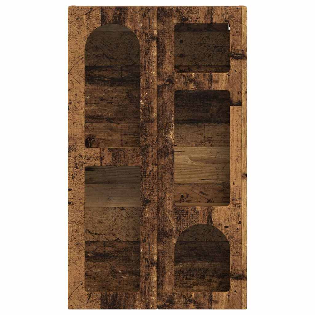 Armadio pensile con lo scaffale Legno vecchio 59 x 20 x 100 cm