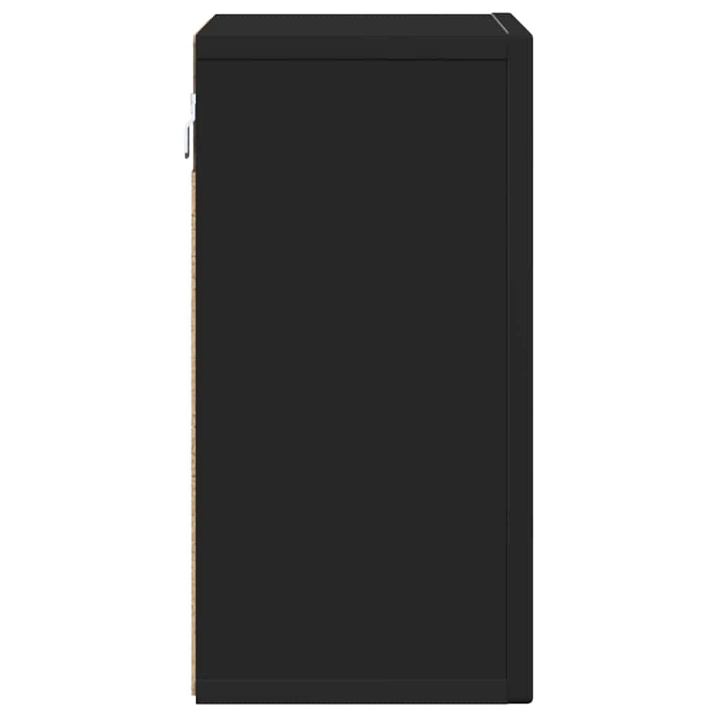 Armadio pensile Nero 60 x 20 x 40 cm Legno multistrato