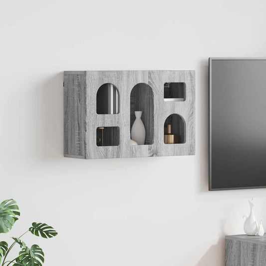 Armadio pensile Grigio Sonoma 60 x 20 x 40 cm Legno multistrato