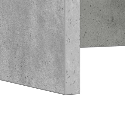 Scrivania a parete Grigio cemento 60 x 45 x 30 cm | homemem39