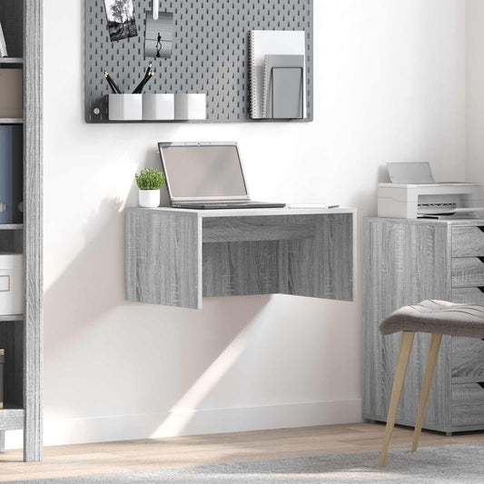 Scrivania a parete Grigio Sonoma 60 x 45 x 30 cm | homemem39
