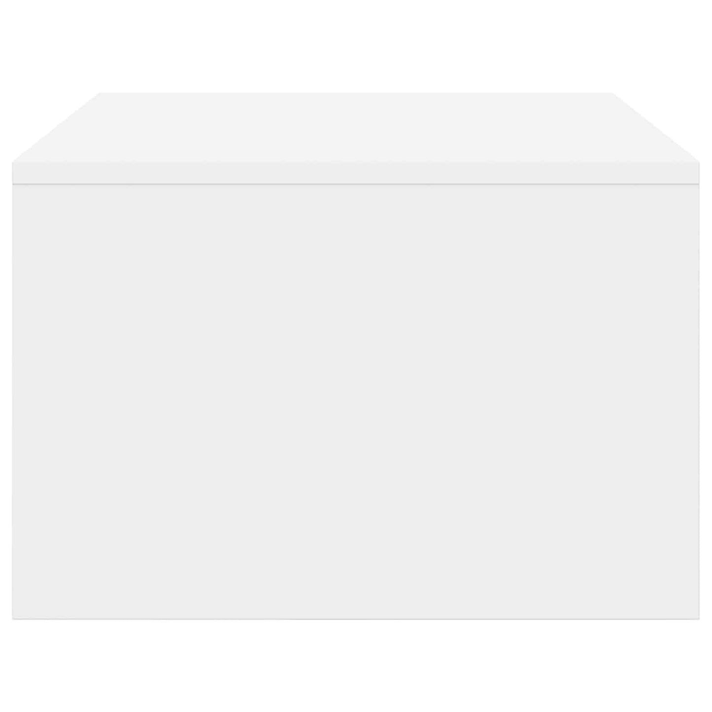 Scrivania a parete Bianco 80 x 45 x 30 cm Legno multistrato | homemem39