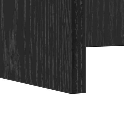 Scrivania a parete Rovere Nero 80 x 45 x 30 cm | homemem39