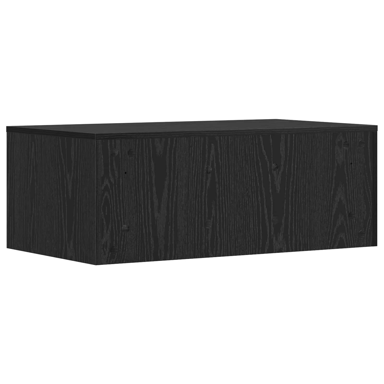 Scrivania a parete Rovere Nero 80 x 45 x 30 cm | homemem39