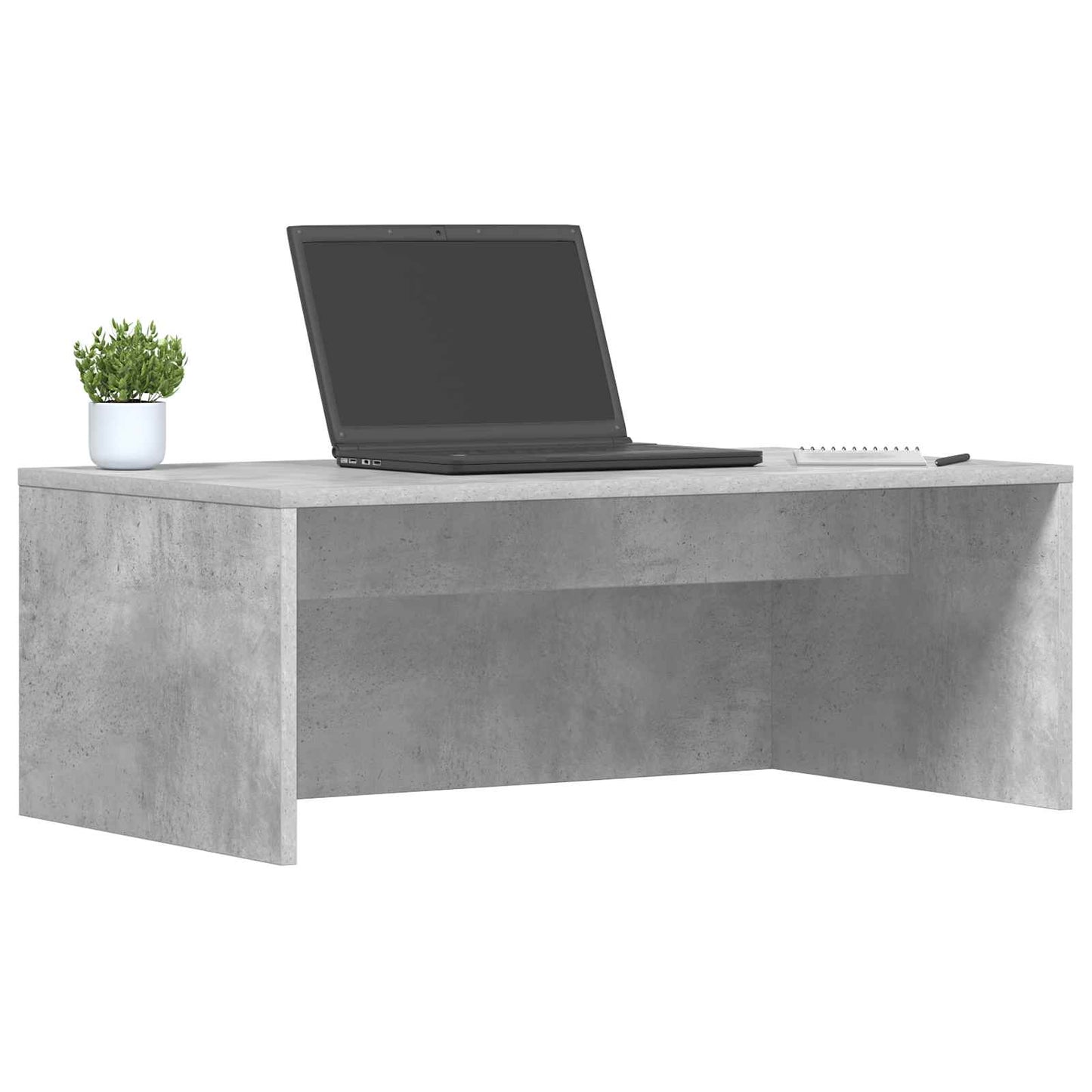 Scrivania a parete Grigio cemento 80 x 45 x 30 cm | homemem39