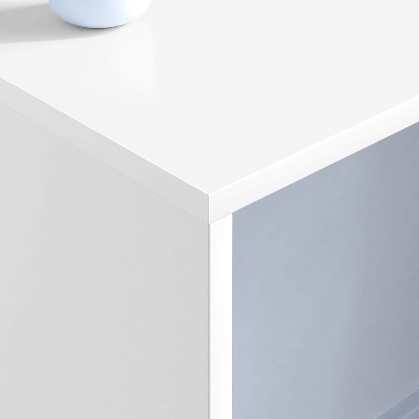 Scrivania a parete Bianco 100 x 45 x 30 cm Legno multistrato | homemem39