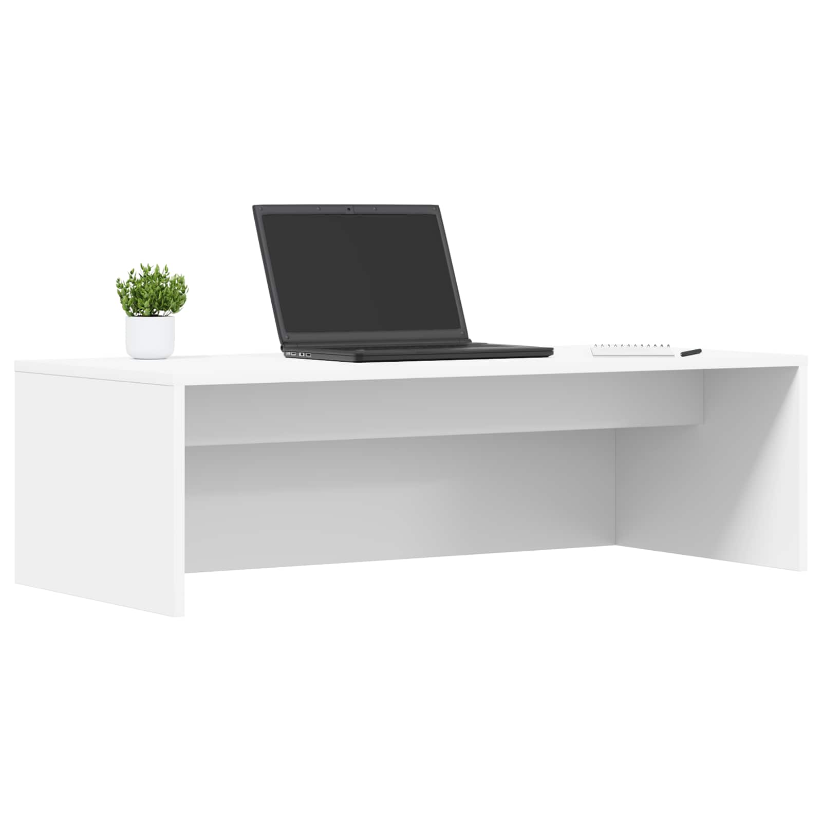 Scrivania a parete Bianco 100 x 45 x 30 cm Legno multistrato | homemem39