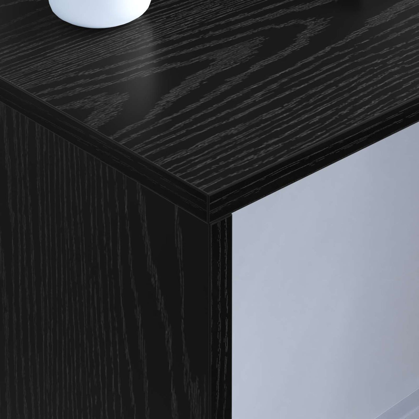 Scrivania a parete Rovere Nero 100 x 45 x 30 cm | homemem39