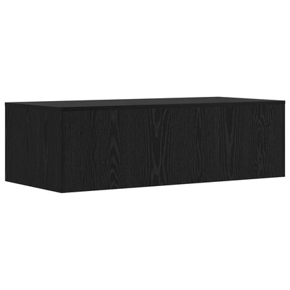 Scrivania a parete Rovere Nero 100 x 45 x 30 cm | homemem39