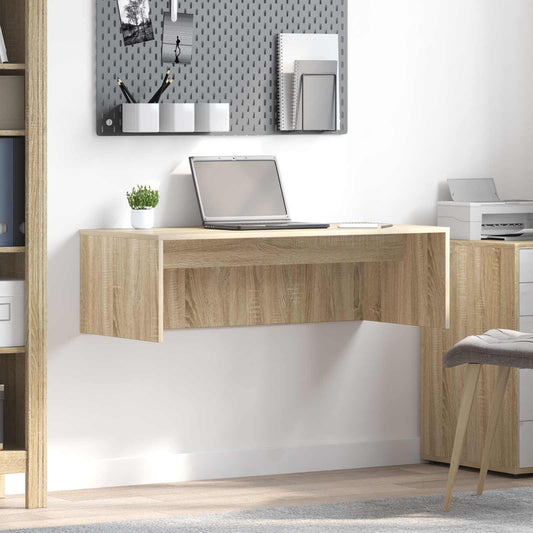 Scrivania a parete Rovere Sonoma 100 x 45 x 30 cm