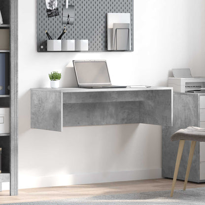 Scrivania a parete Grigio cemento 100 x 45 x 30 cm | homemem39