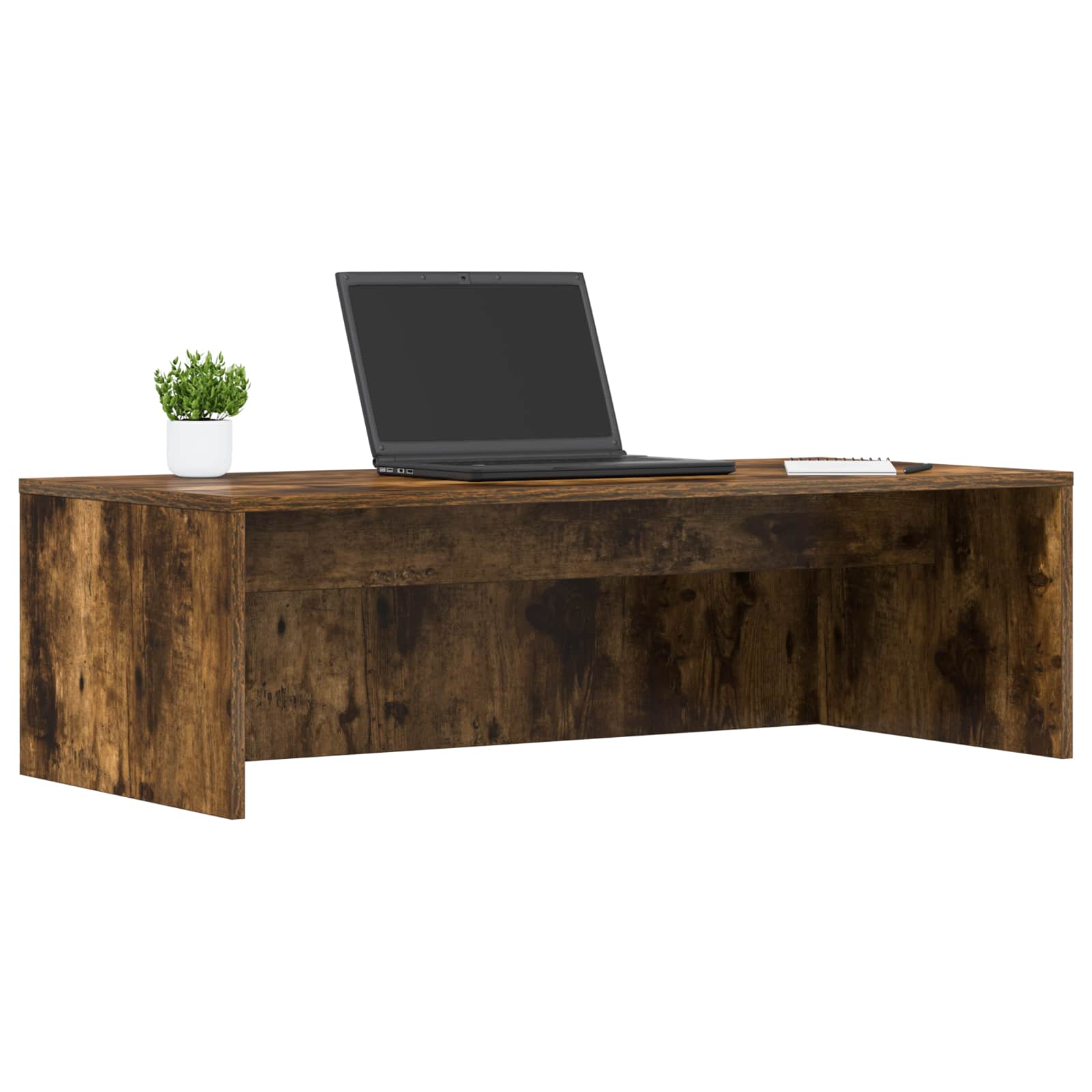 Scrivania a parete Rovere fumé 100 x 45 x 30 cm | homemem39