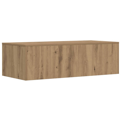 Scrivania a parete Rovere artigianale Legno ingegnerizzato