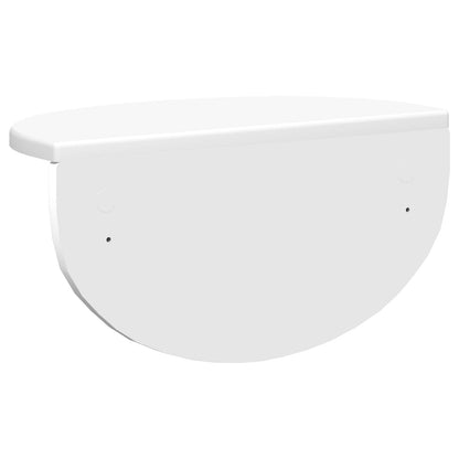 Scaffale da parete 2 pcs Bianco 38 x 19 x 19 cm