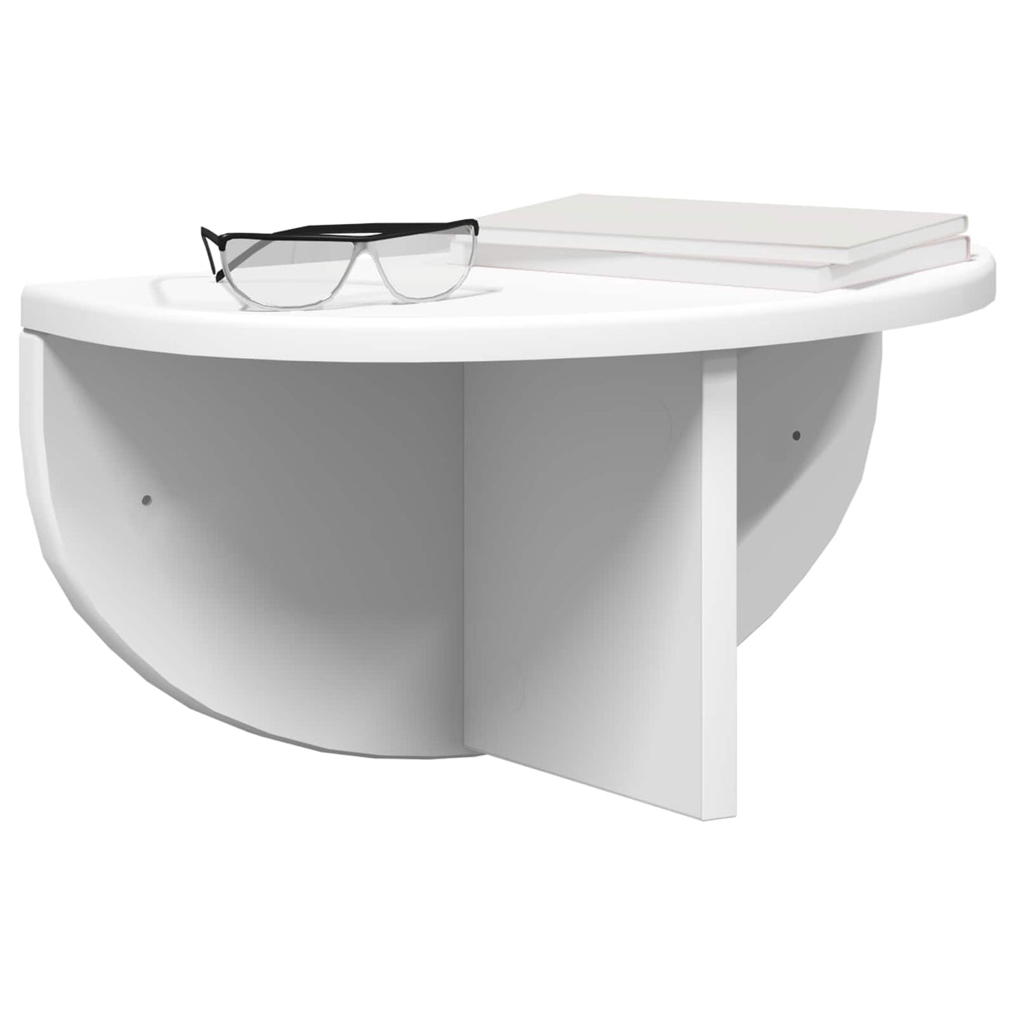 Scaffale da parete 2 pcs Bianco 38 x 19 x 19 cm