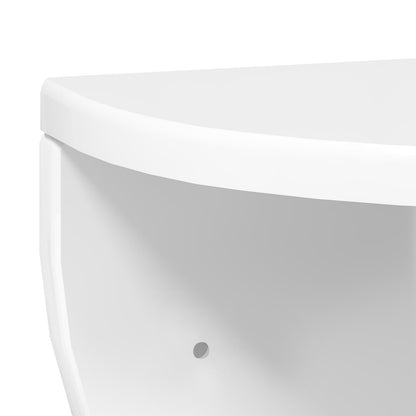 Scaffale da parete Bianco Lucido 38 x 19 x 19 cm