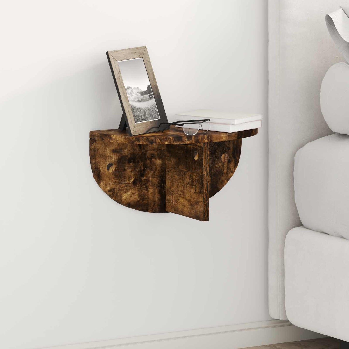 Scaffale da parete Rovere fumé 38 x 19 x 19 cm