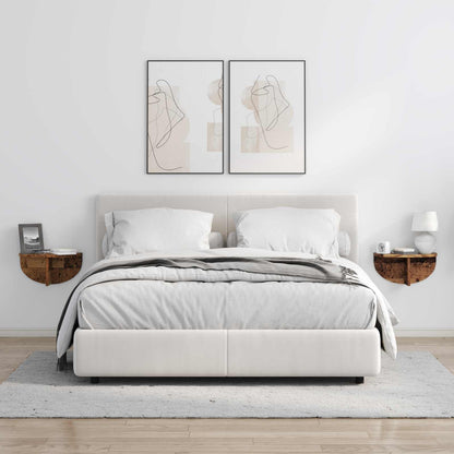 Scaffale da parete 2 pcs Legno vecchio 38 x 19 x 19 cm