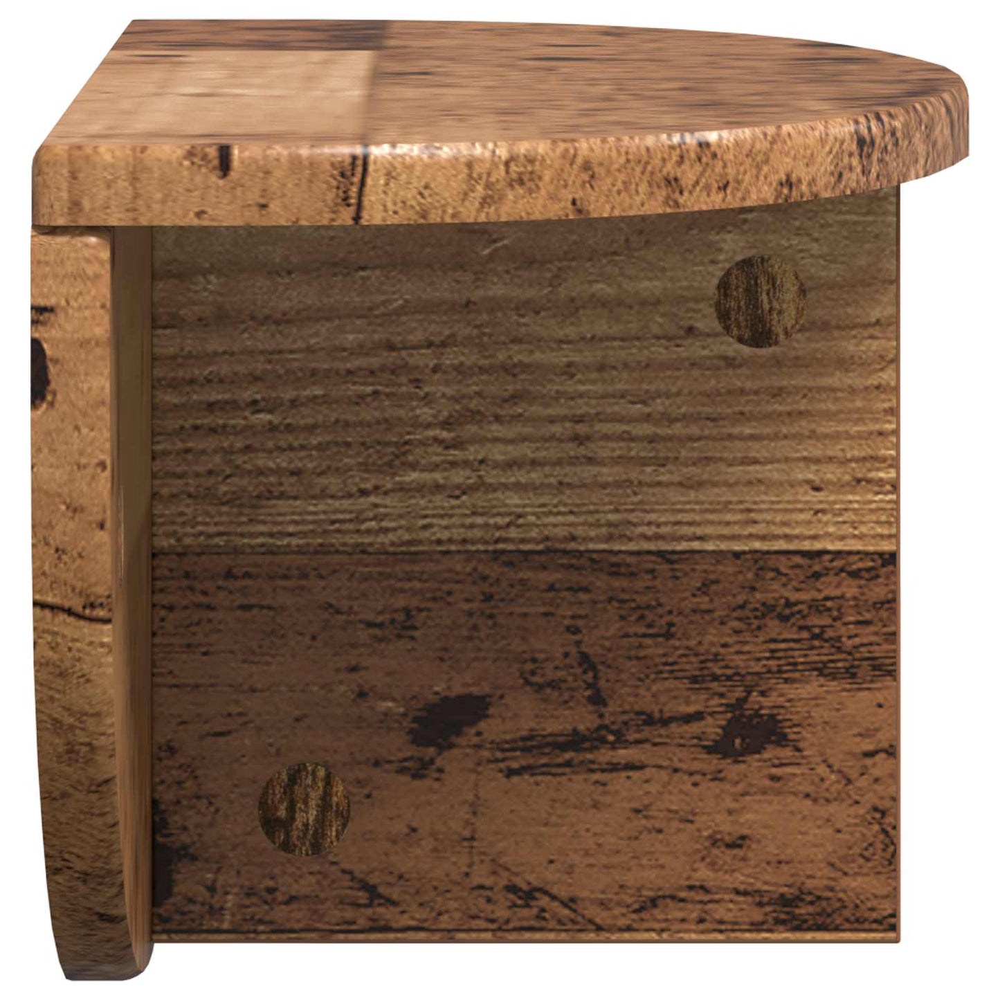 Scaffale da parete 2 pcs Legno vecchio 38 x 19 x 19 cm