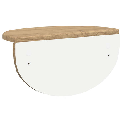 Scaffale da parete Rovere artigianale 38 x 19 x 19 cm