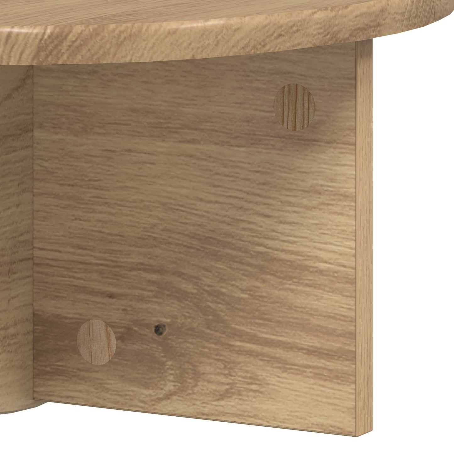 Scaffale da parete 2 pcs Rovere artigianale 38 x 19 x 19 cm | homemem39