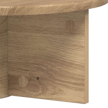 Scaffale da parete 2 pcs Rovere artigianale 38 x 19 x 19 cm | homemem39