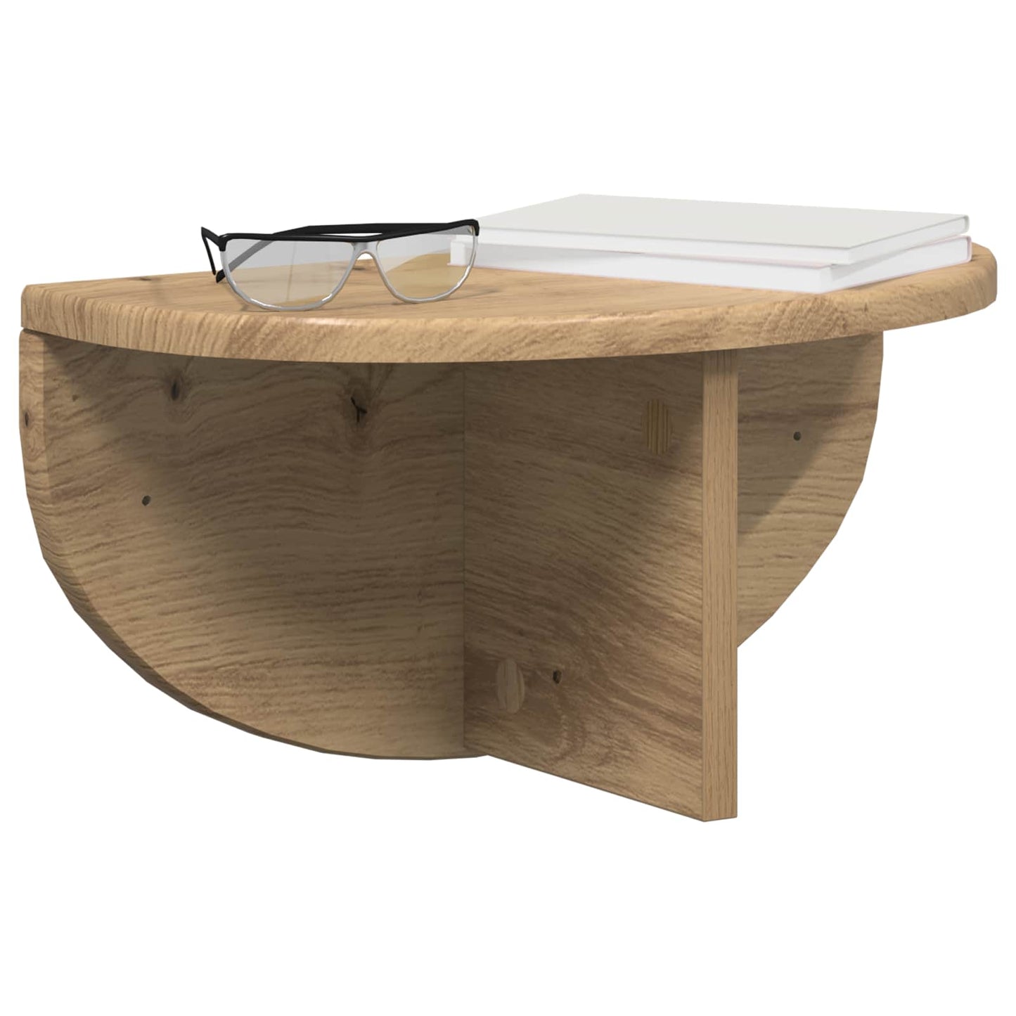 Scaffale da parete 2 pcs Rovere artigianale 38 x 19 x 19 cm