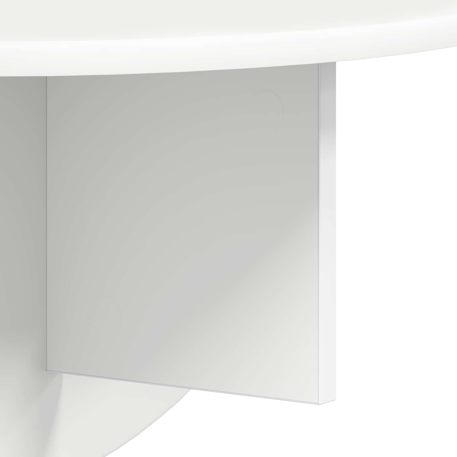 Scaffale da parete 2 pcs Bianco 48 x 24 x 24 cm | homemem39