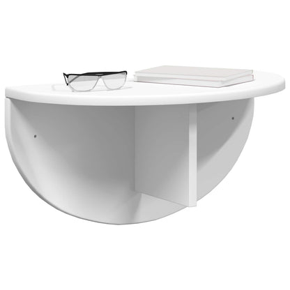 Scaffale da parete 2 pcs Bianco 38 x 19 x 19 cm