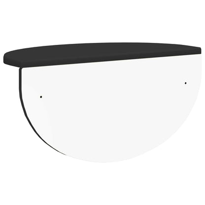 Scaffale da parete Nero 38 x 19 x 19 cm Legno multistrato