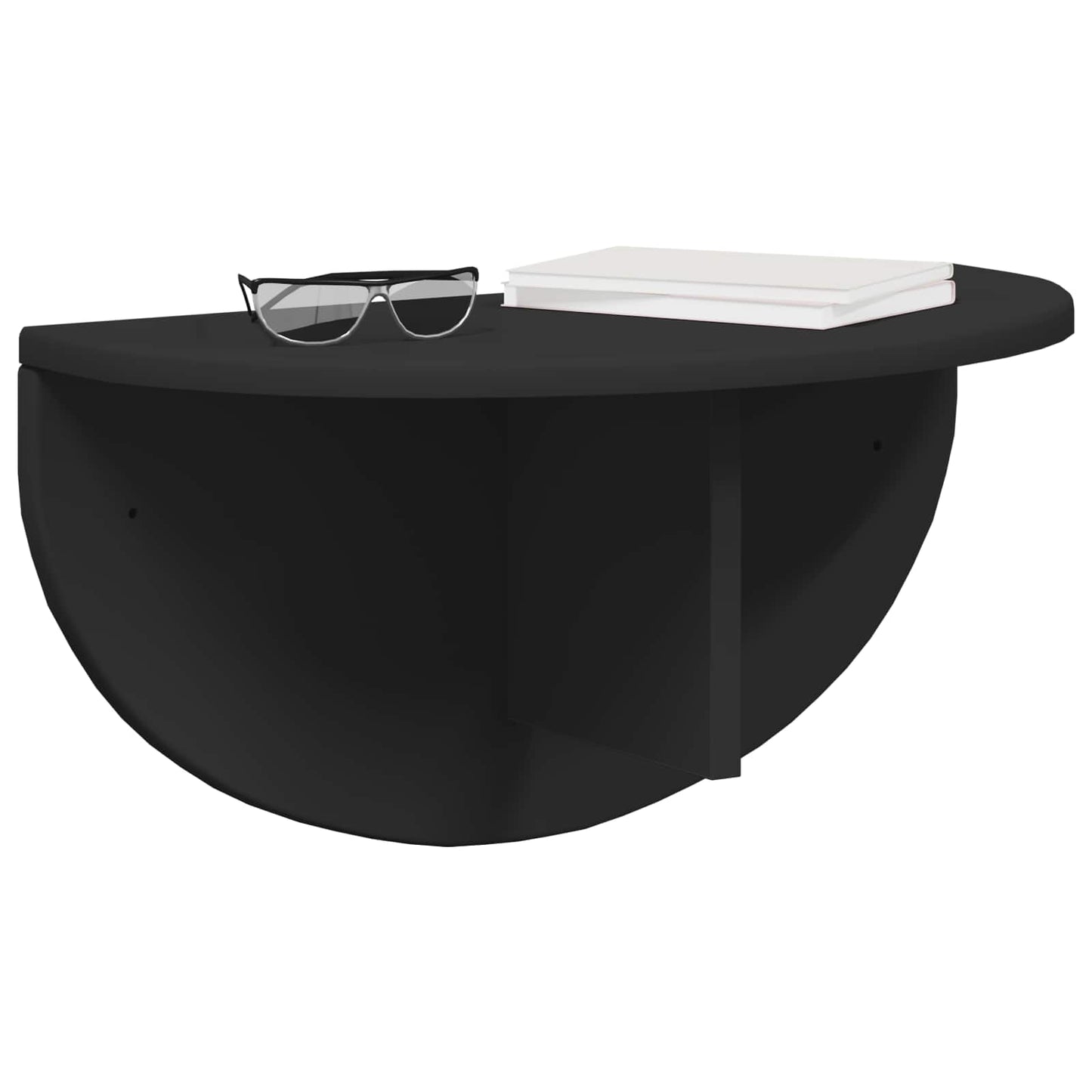 Scaffale da parete Nero 38 x 19 x 19 cm Legno multistrato