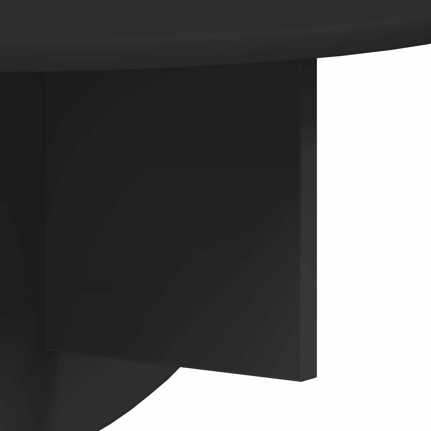 Scaffale da parete 2 pcs Nero 48 x 24 x 24 cm Legno multistrato | homemem39