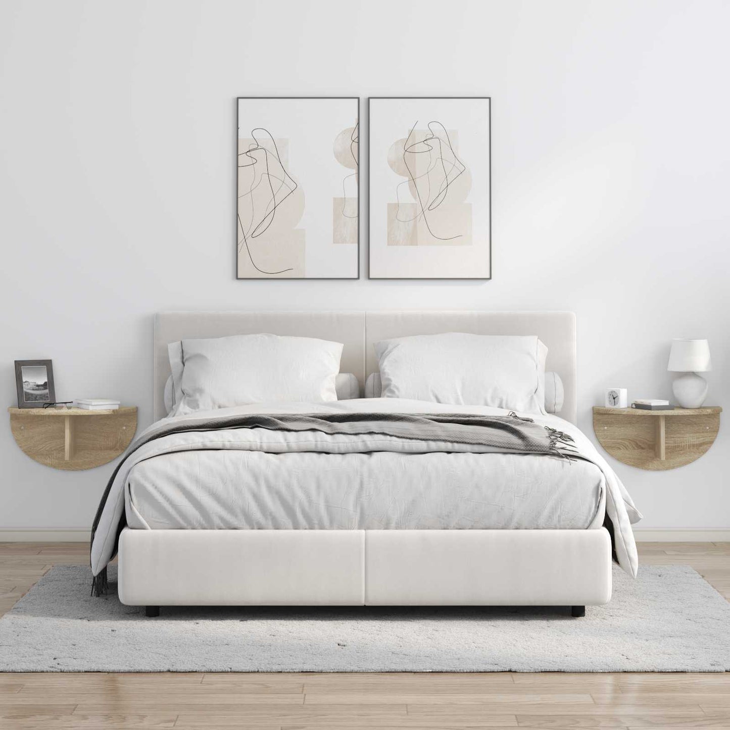 Scaffale da parete Rovere Sonoma 38 x 19 x 19 cm