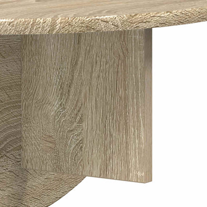 Scaffale da parete A parete 2 pz Rovere Sonoma 48 x 24 x 24 cm