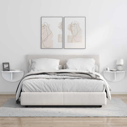 Scaffale da parete Bianco Lucido 38 x 19 x 19 cm