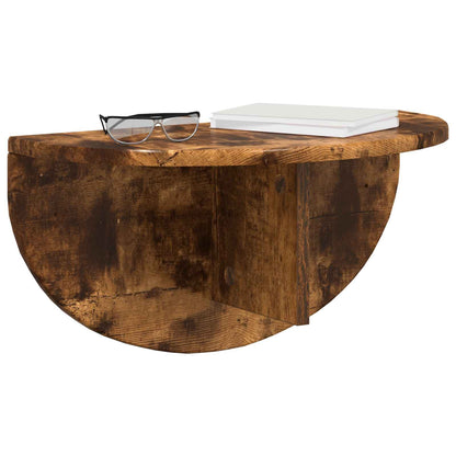 Scaffale da parete Rovere fumé 38 x 19 x 19 cm