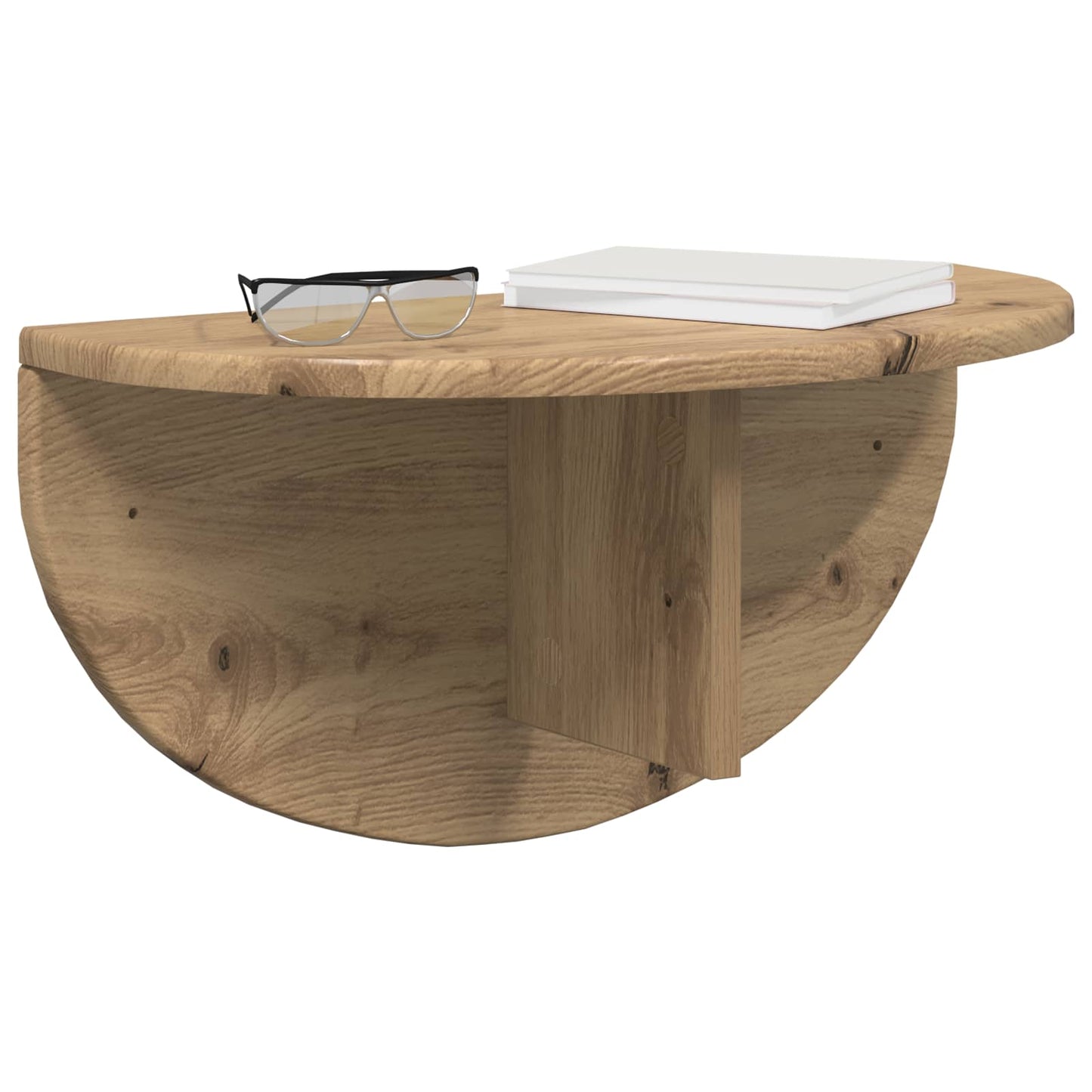 Scaffale da parete 2 pcs Rovere artigianale 38 x 19 x 19 cm