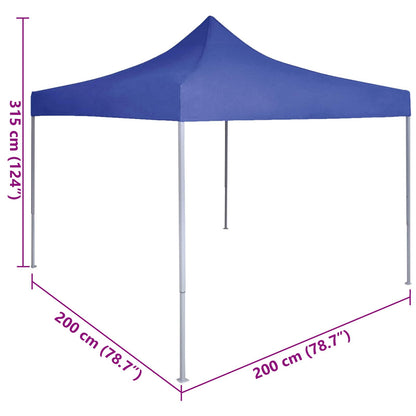 Tenda Party Blu 200 x 200 x 315 cm Tessuto Oxford | homemem39