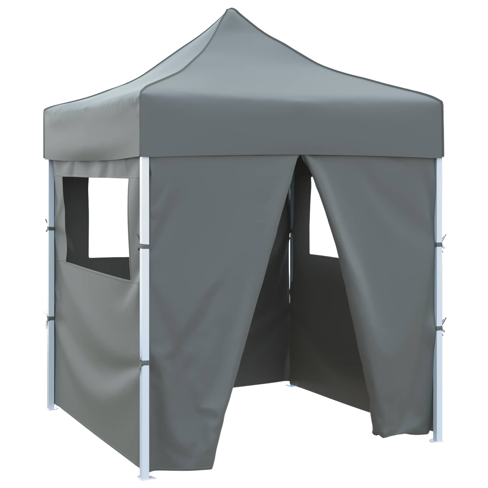 Tenda Party Antracite 200 x 200 x 315 cm Tessuto Oxford | homemem39