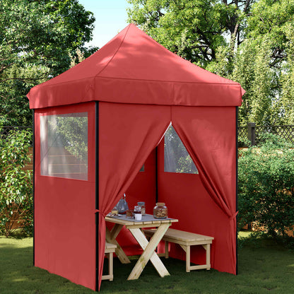 Tenda Party Borgogna 200 x 200 x 306 cm Tessuto Oxford | homemem39