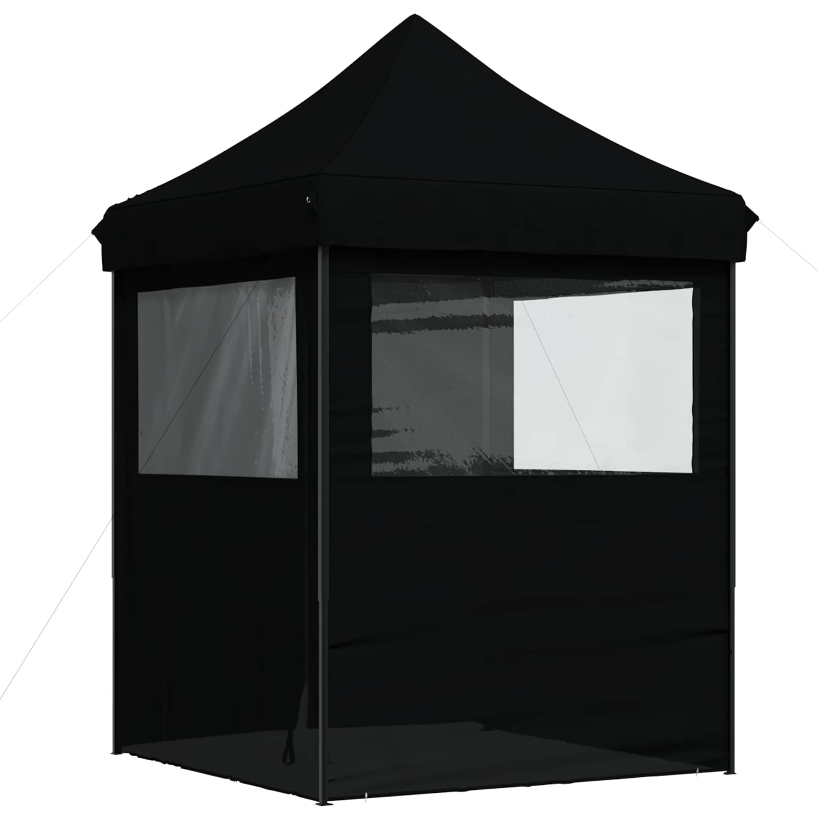 Tenda Party Nero 200 x 200 x 306 cm Tessuto Oxford | homemem39