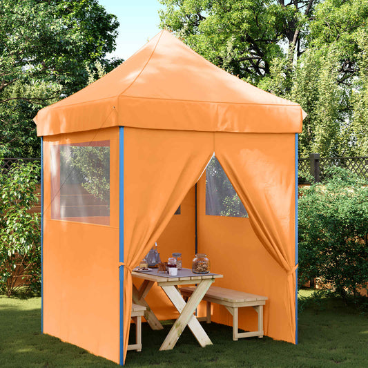 Tenda Party Arancione 200 x 200 x 306 cm Tessuto Oxford | homemem39