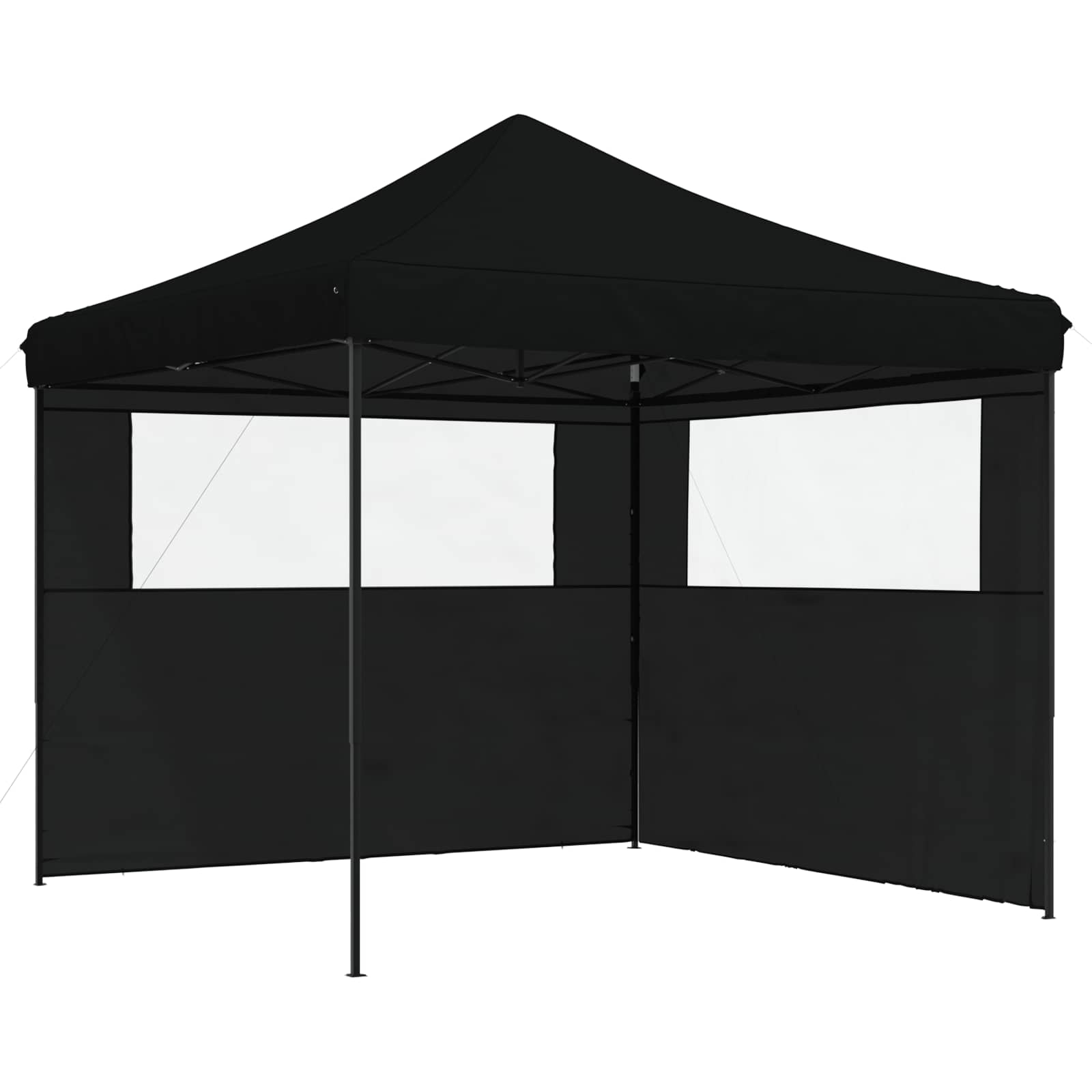 Tenda Party Nero 292 x 292 x 315 cm Tessuto Oxford | homemem39