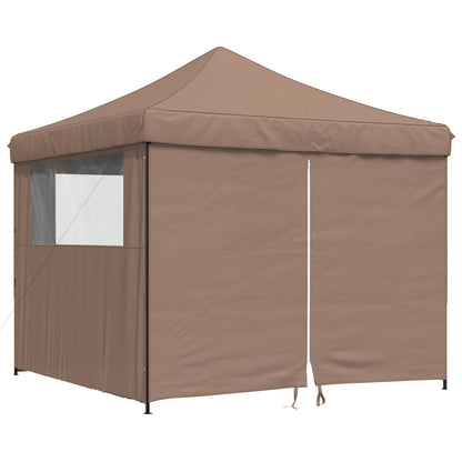 Tenda Party Marrone 292 x 292 x 315 cm Tessuto Oxford | homemem39