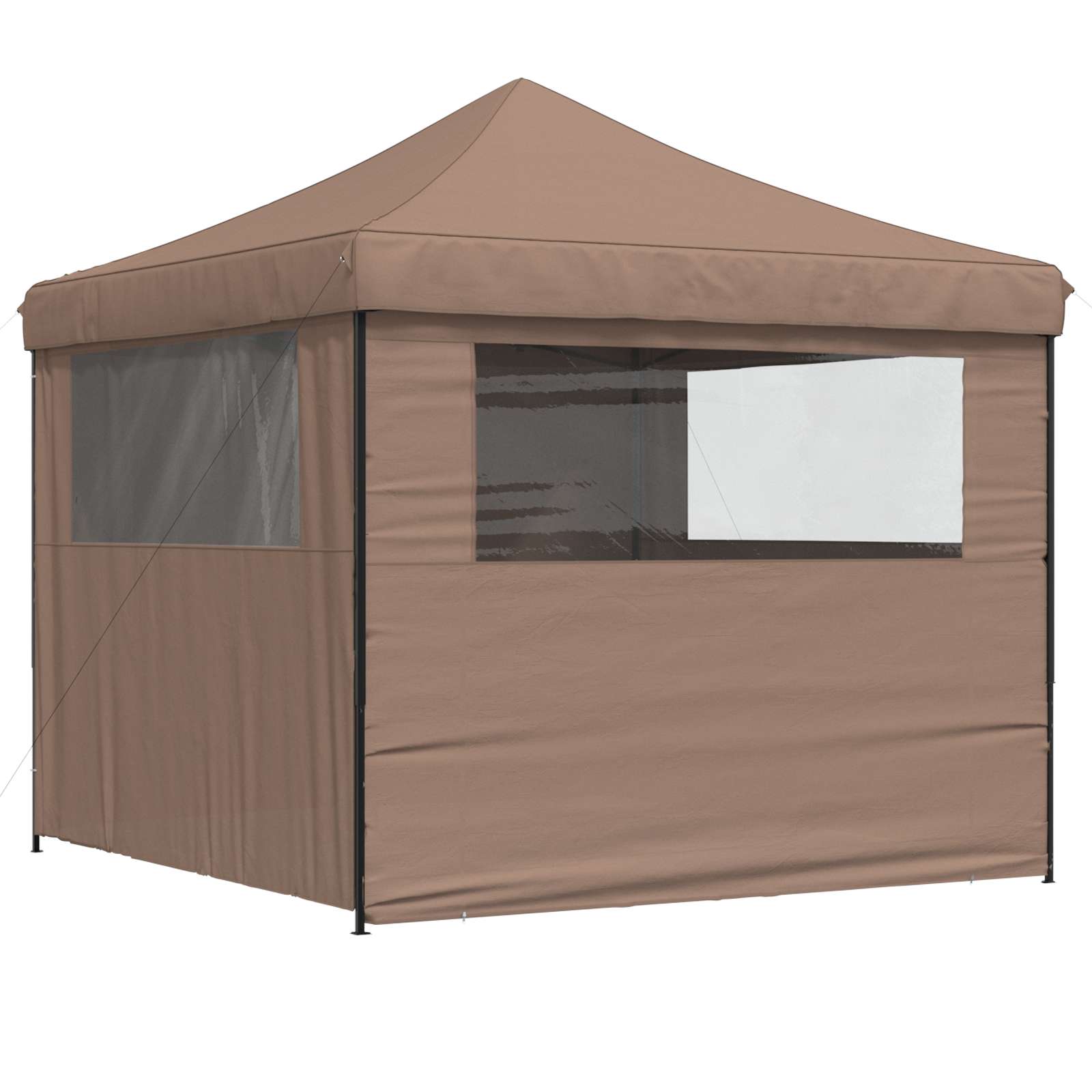 Tenda Party Marrone 292 x 292 x 315 cm Tessuto Oxford | homemem39