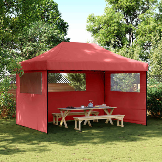 Tenda Party Borgogna 279 x 410 x 315 cm Tessuto Oxford | homemem39
