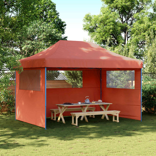 Tenda Party Terracotta 279 x 410 x 315 cm Tessuto Oxford | homemem39