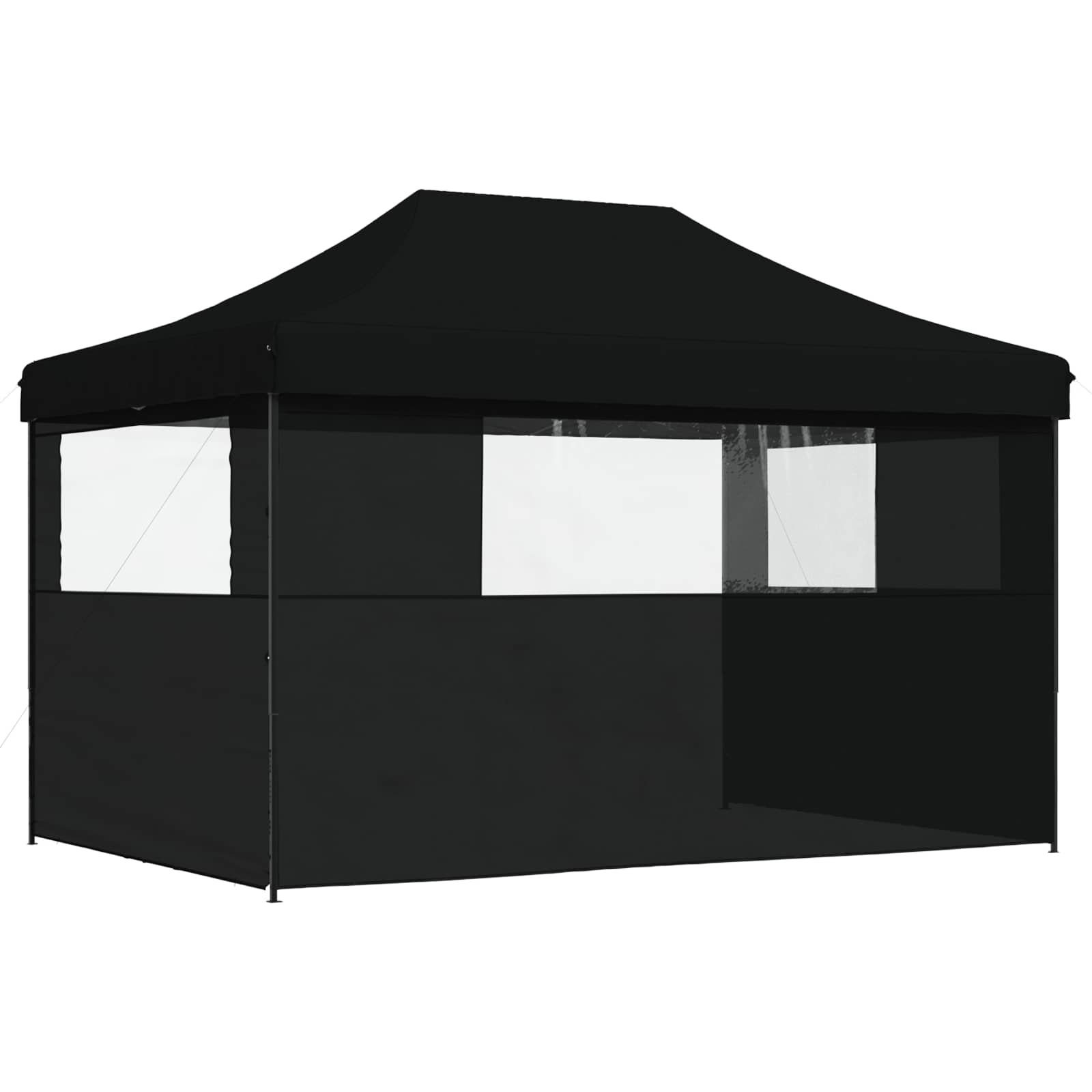 Tenda Party Nero 279 x 410 x 315 cm Tessuto Oxford | homemem39