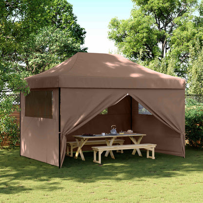 Tenda Party Marrone 279 x 410 x 315 cm Tessuto Oxford